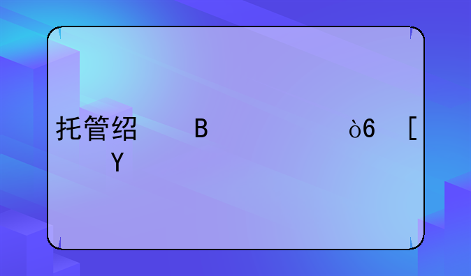 托管经营模式小学