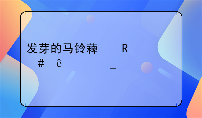 发芽的马铃薯用什么溶液洗胃