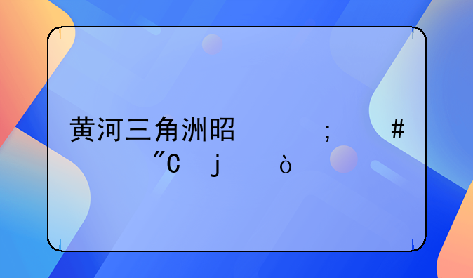 黄河三角洲是怎么形成的？